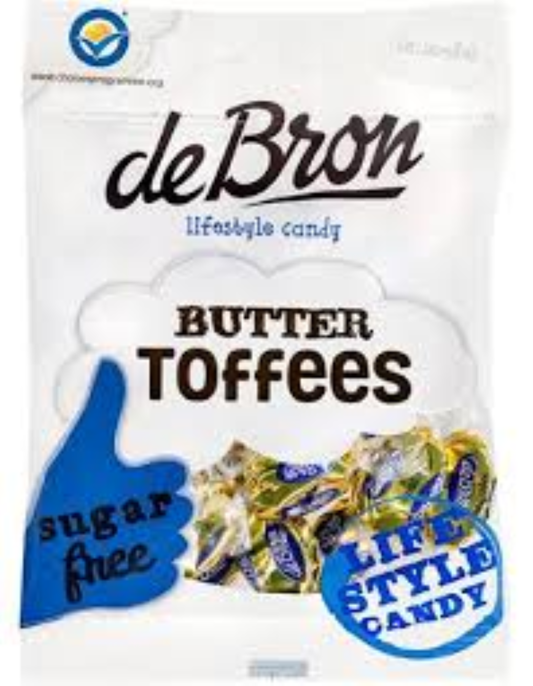 DEBRON BUTTER TOFFEE S/FREE 70G